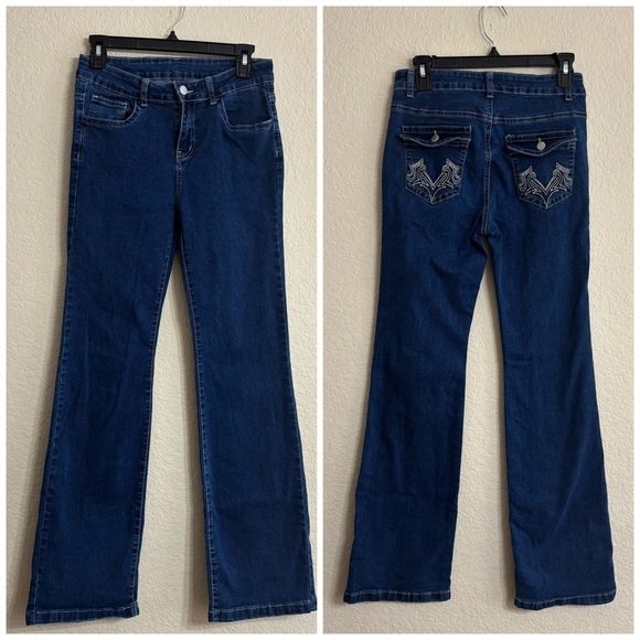 Bootcut Blue Jeans size 27 - Picture 2 of 11